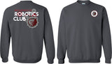 Broadneck HS Robotics Club Charcoal Crewneck Sweatshirt