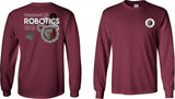 Broadneck HS Robotics Club Maroon Long Sleeve Shirt