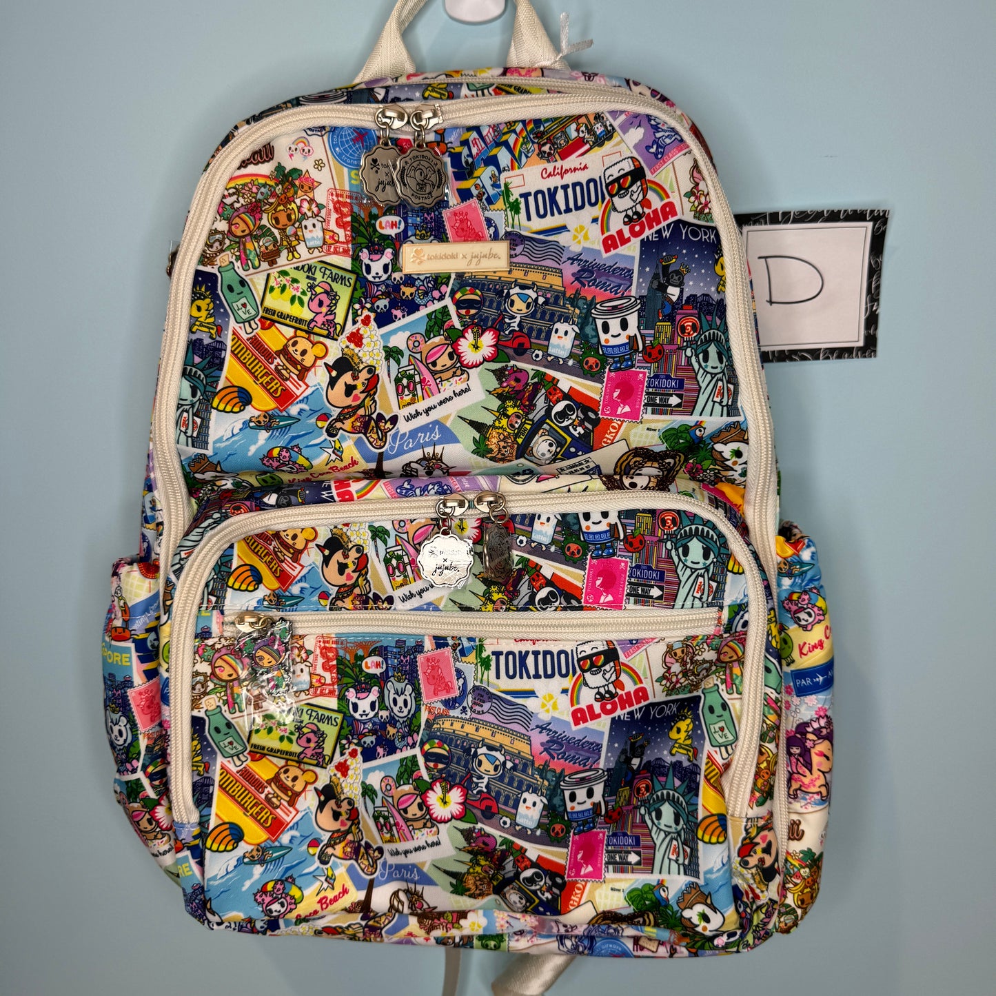 JuJuBe x  Tokidoki Kawaii Round the World in Zealous Backpack