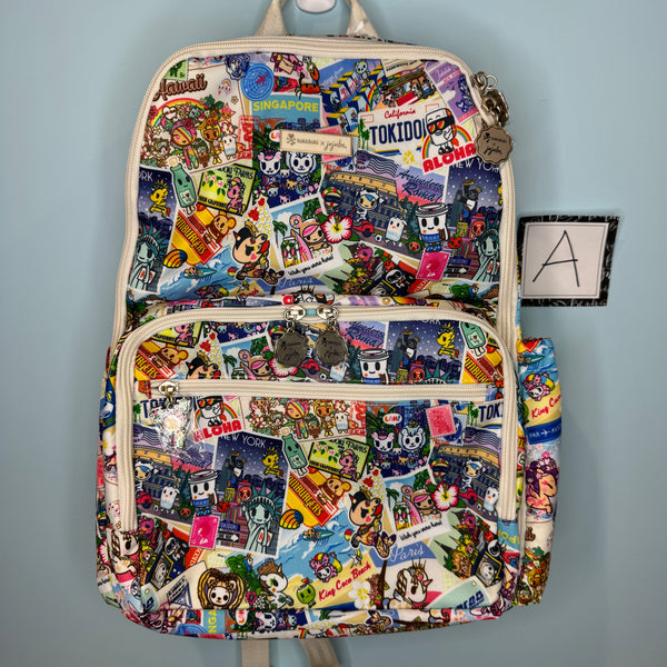 JuJuBe x  Tokidoki Kawaii Round the World in Zealous Backpack