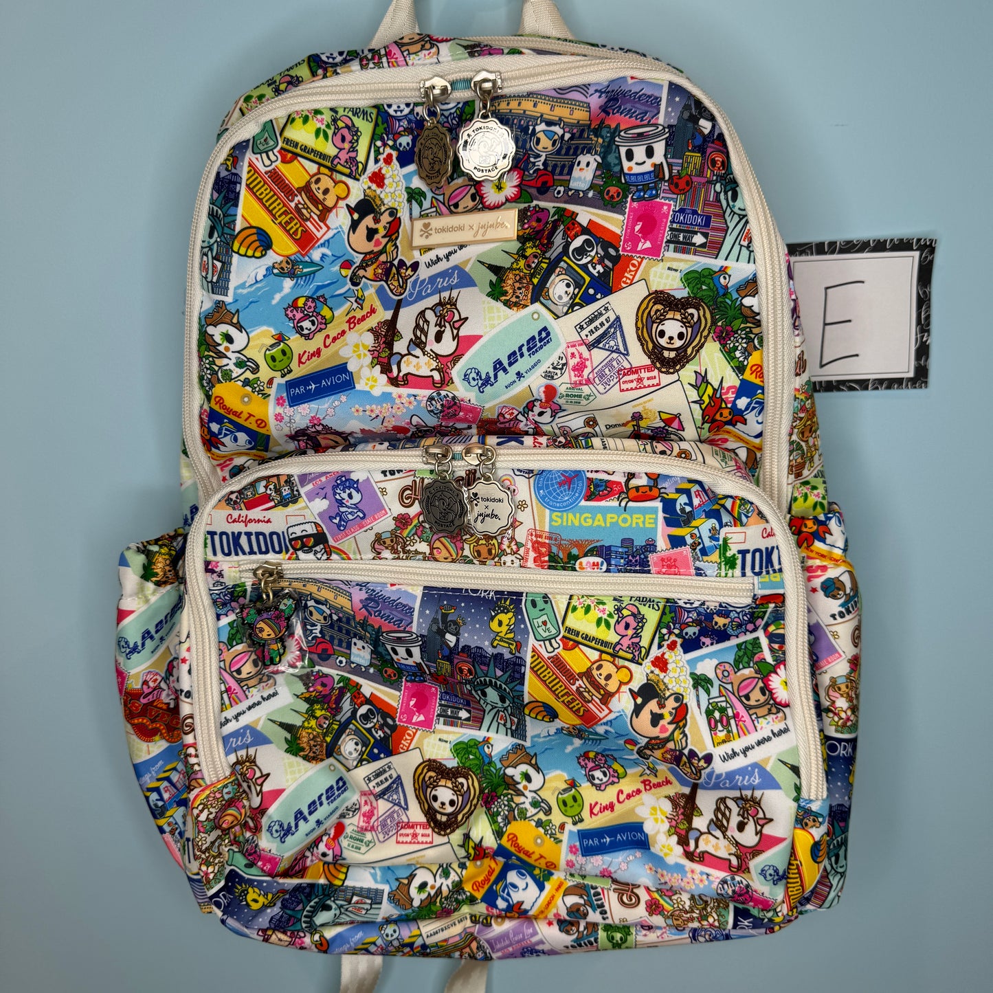 JuJuBe x  Tokidoki Kawaii Round the World in Zealous Backpack