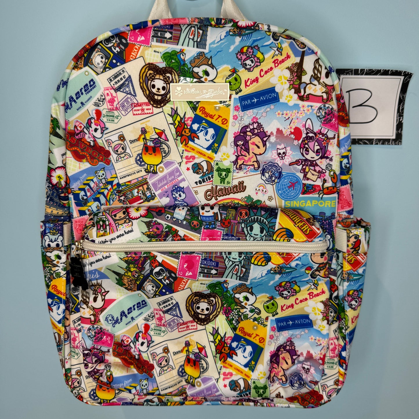 Tokidoki x JuJuBe  Kawaii Round the World in Midi Backpack