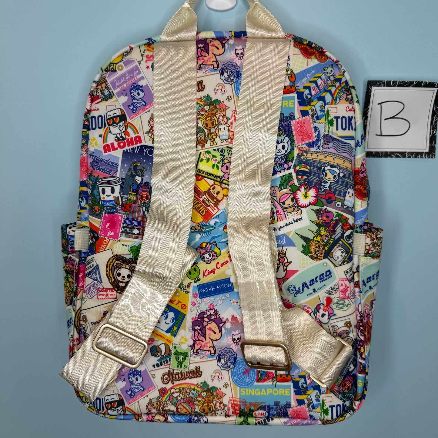 Tokidoki x JuJuBe  Kawaii Round the World in Midi Backpack