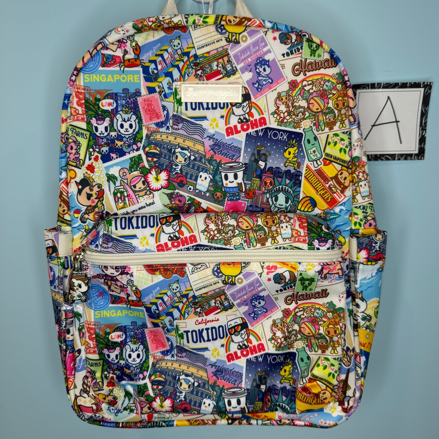 Tokidoki x JuJuBe  Kawaii Round the World in Midi Backpack