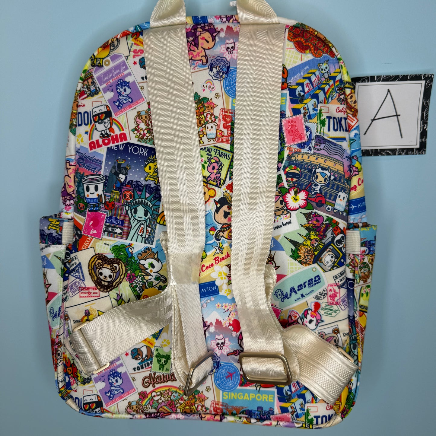 Tokidoki x JuJuBe  Kawaii Round the World in Midi Backpack