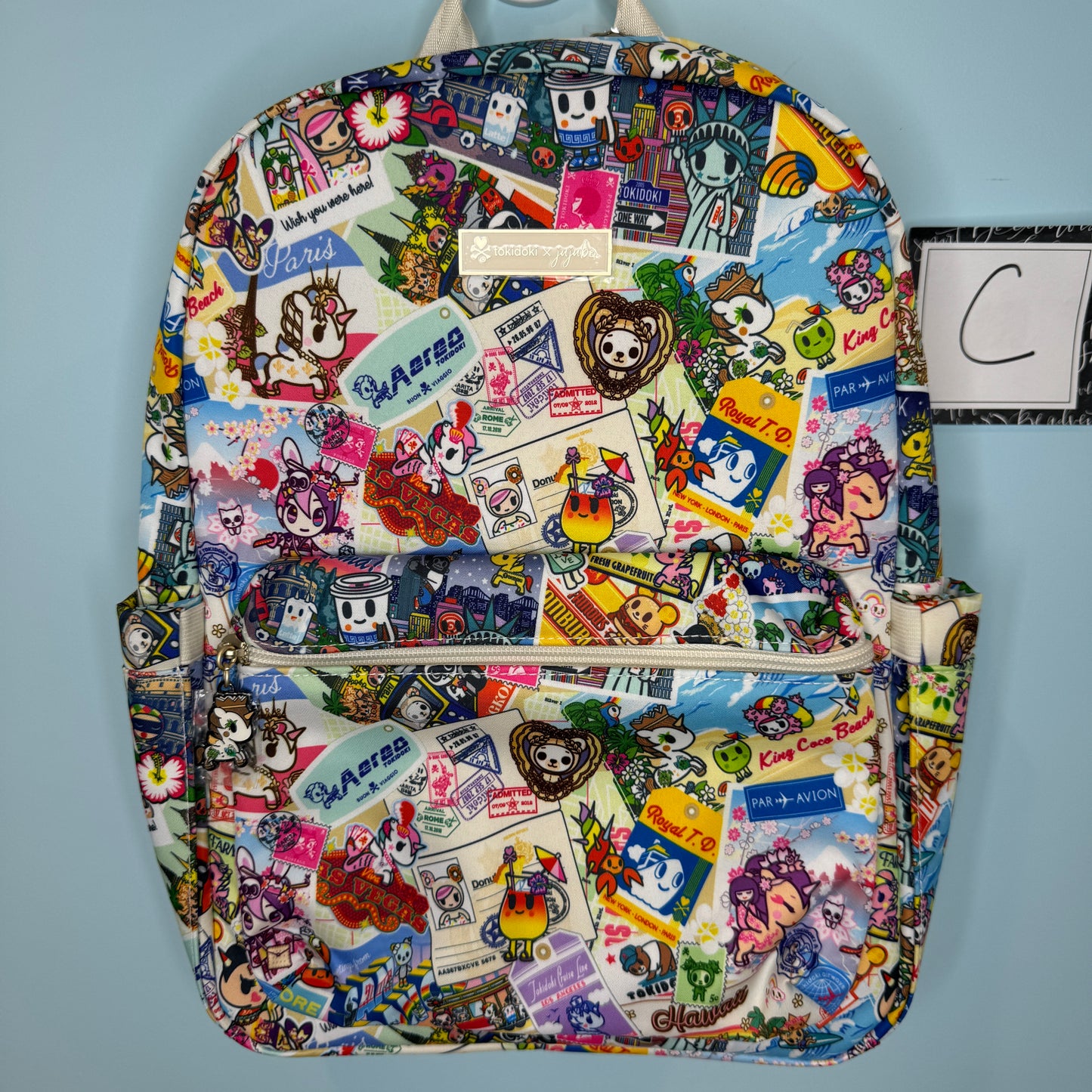 Tokidoki x JuJuBe  Kawaii Round the World in Midi Backpack