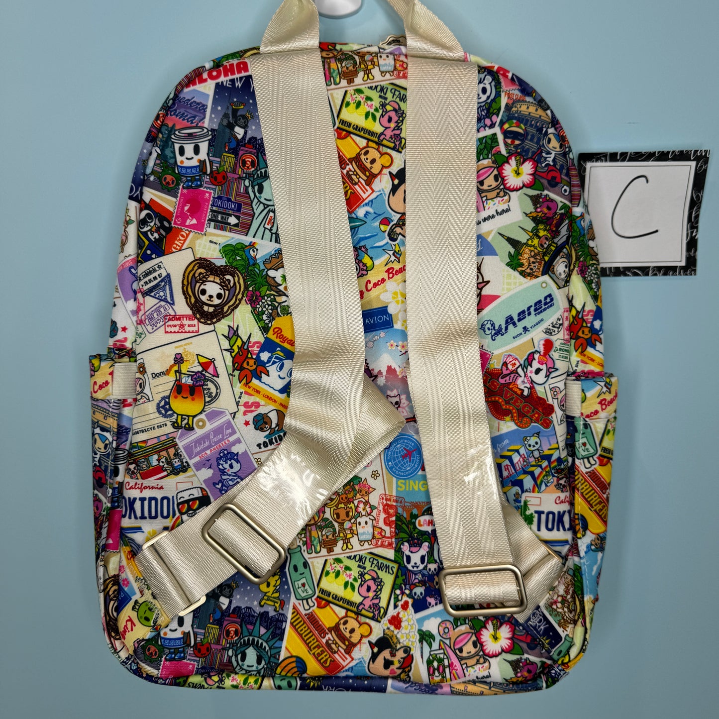 Tokidoki x JuJuBe  Kawaii Round the World in Midi Backpack