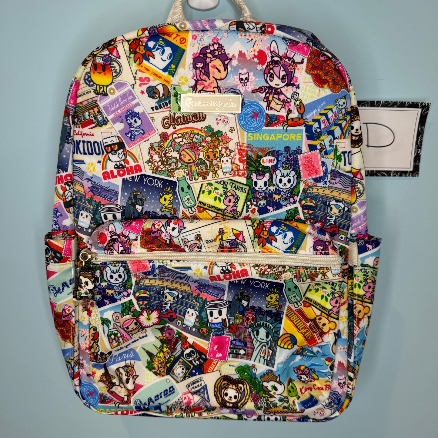 Tokidoki x JuJuBe  Kawaii Round the World in Midi Backpack