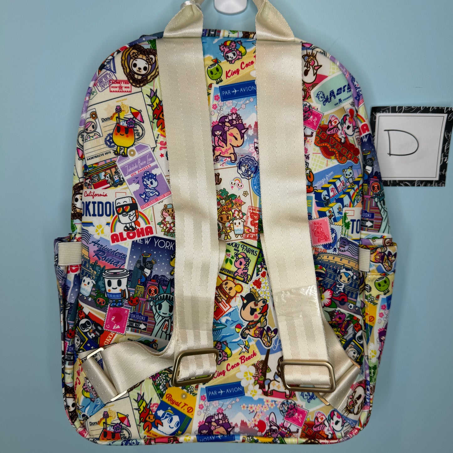 Tokidoki x JuJuBe  Kawaii Round the World in Midi Backpack