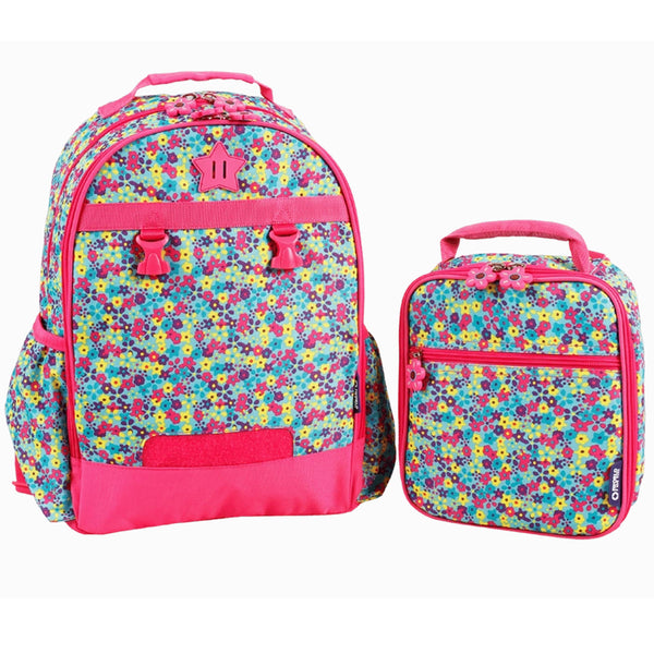 Backpack & Lunchbox Set, Floral