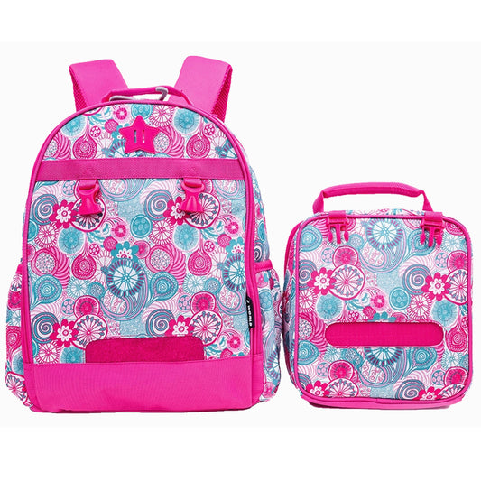 Backpack & Lunchbox Set, Rasberry