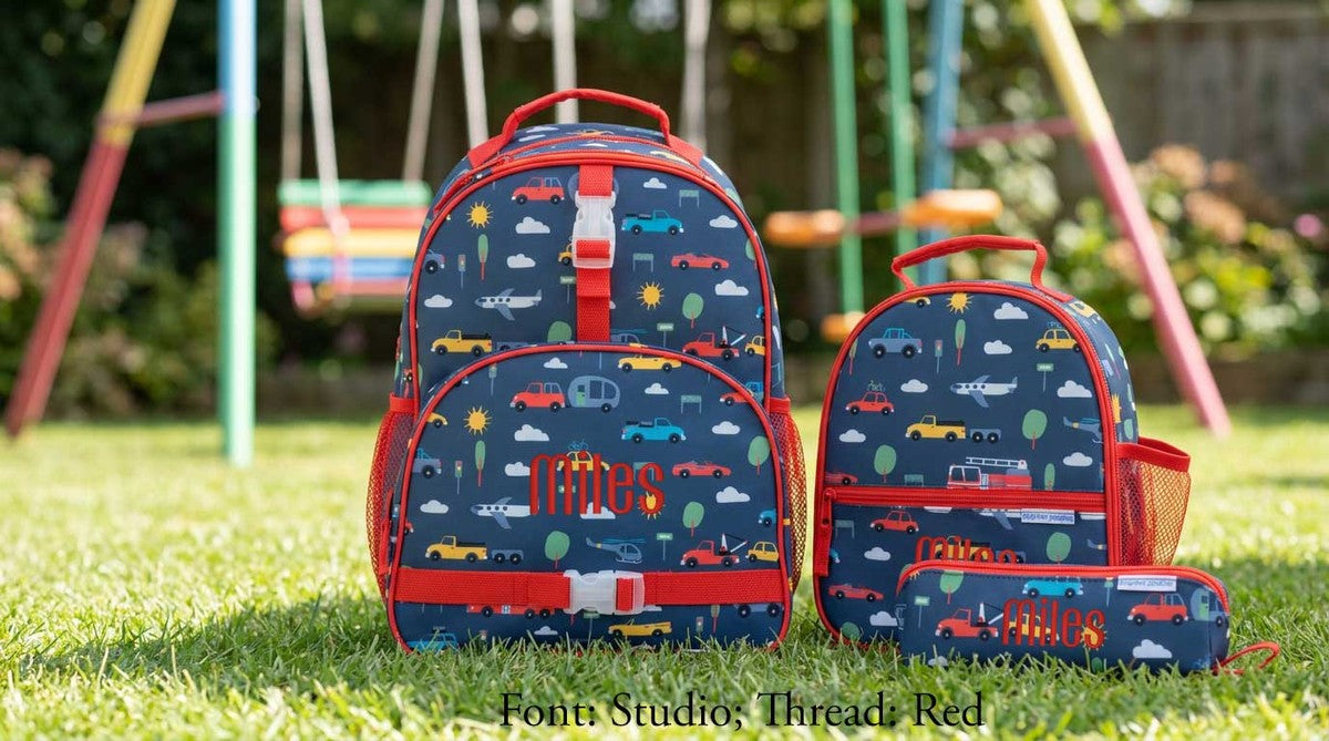 Stephen Joseph All Over Print Backpack, Cars & Trucks