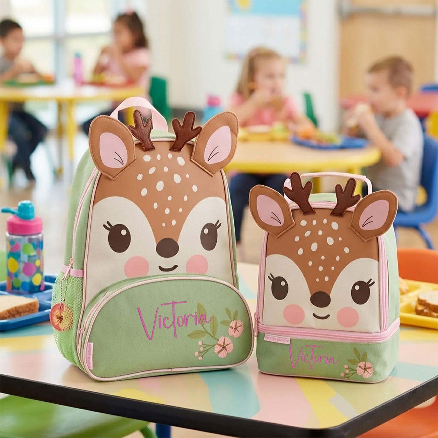 Personalized Deer Backpack Set, Stephen Joseph | NautiTown