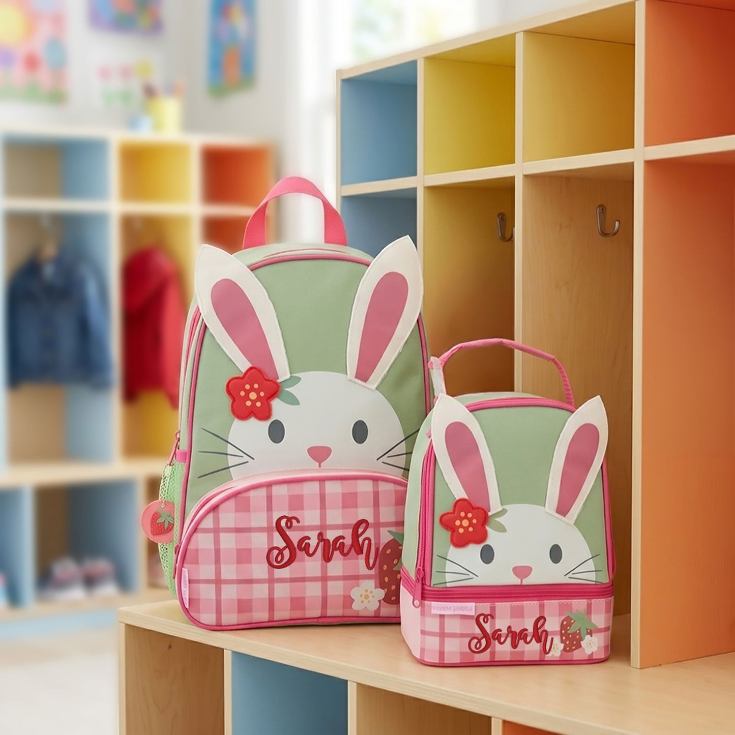 Personalized Bunny Backpack Set, Stephen Joseph | NautiTown