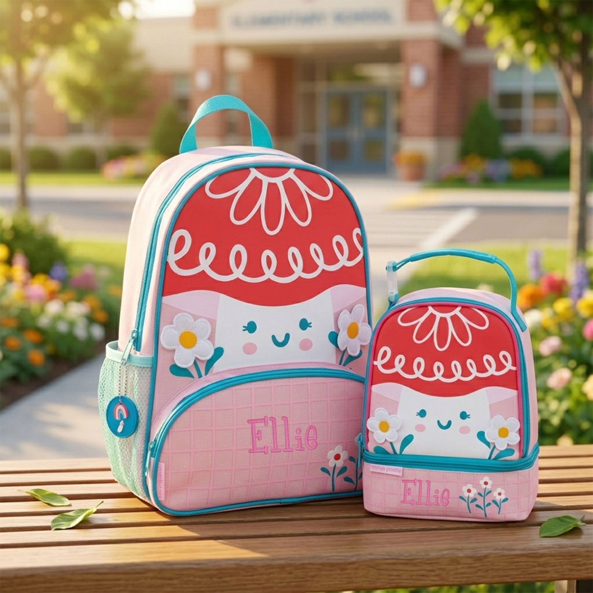 Personalized Mushroom Backpack Set, Stephen Joseph | NautiTown