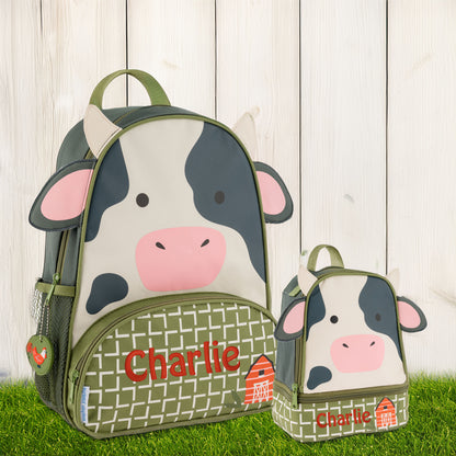 Personalized Stephen Joseph Cow Sidekick Backpack