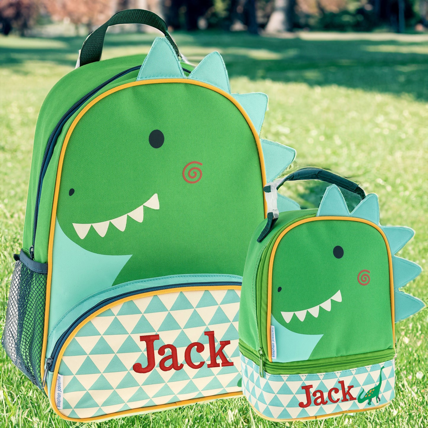 Personalized Dinosaur Backpack Set, Stephen Joseph | NautiTown