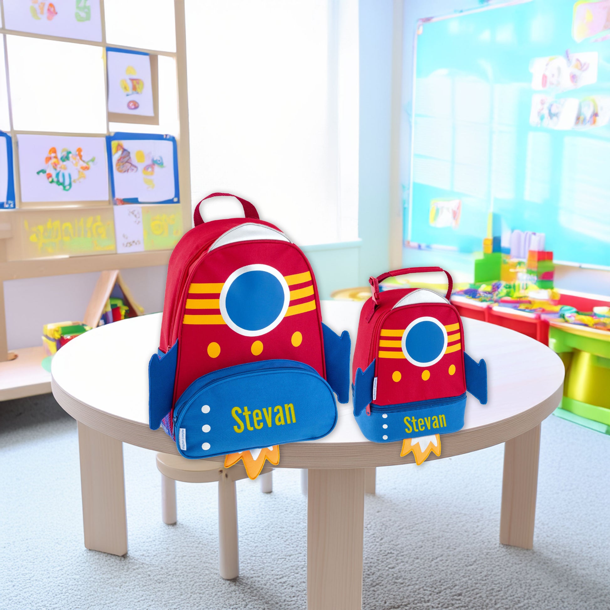 Personalized Space Backpack Set, Stephen Joseph | NautiTown