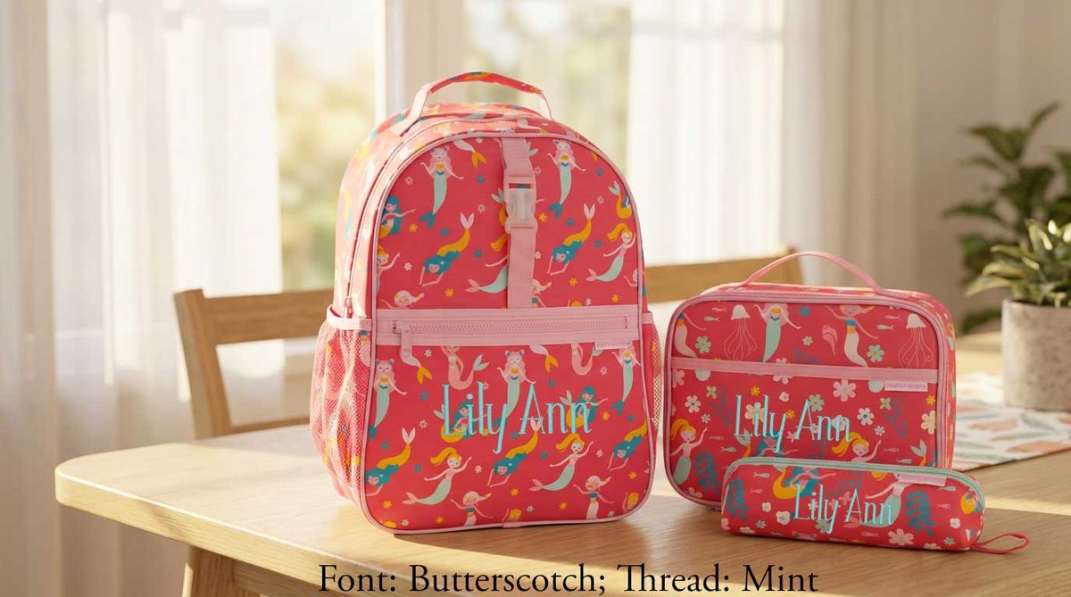Stephen Joseph All Over Print Backpack, Mermaid