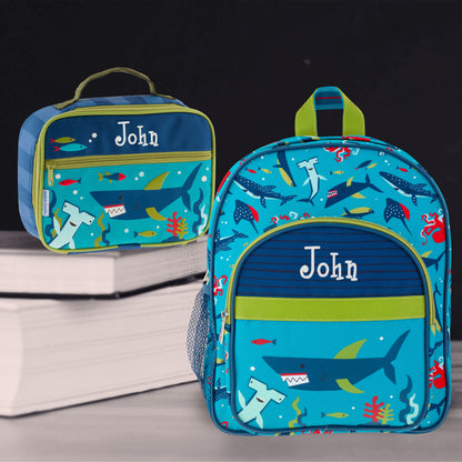 Personalized Shark classic backpack by Stephen Joseph, photo 6