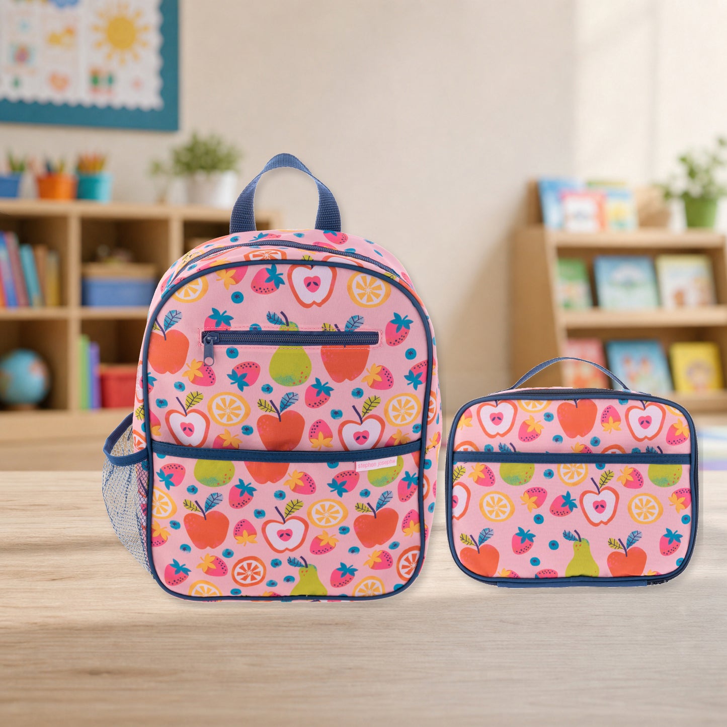 Personalized Fruit Backpack Set, Stephen Joseph | NautiTown