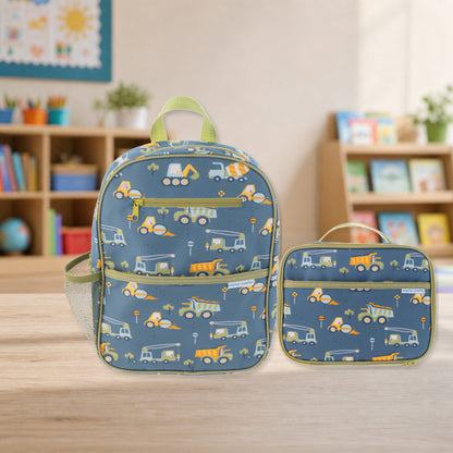 Personalized Construction Backpack Set, Stephen Joseph | NautiTown