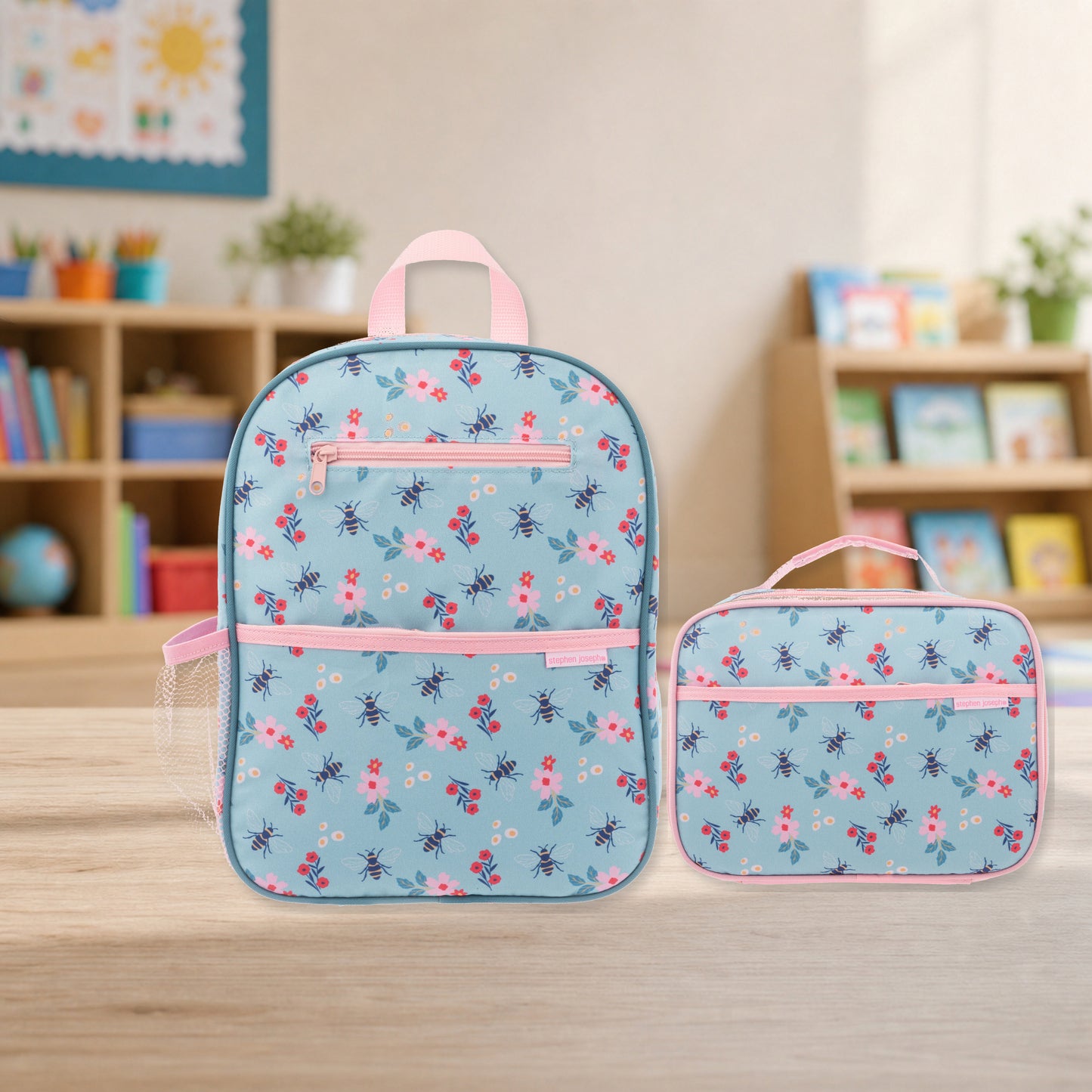 Personalized Bee Backpack Set, Stephen Joseph | NautiTown
