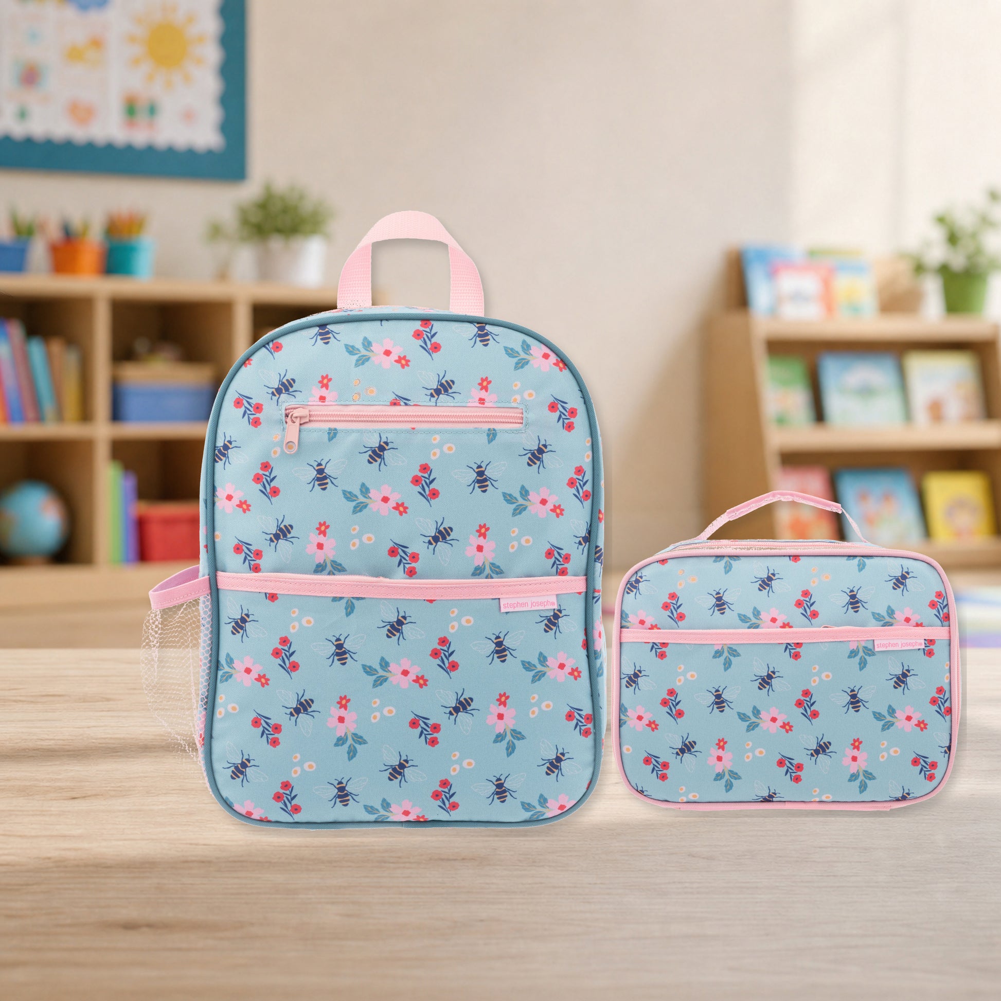 Personalized Bee Backpack Set, Stephen Joseph | NautiTown