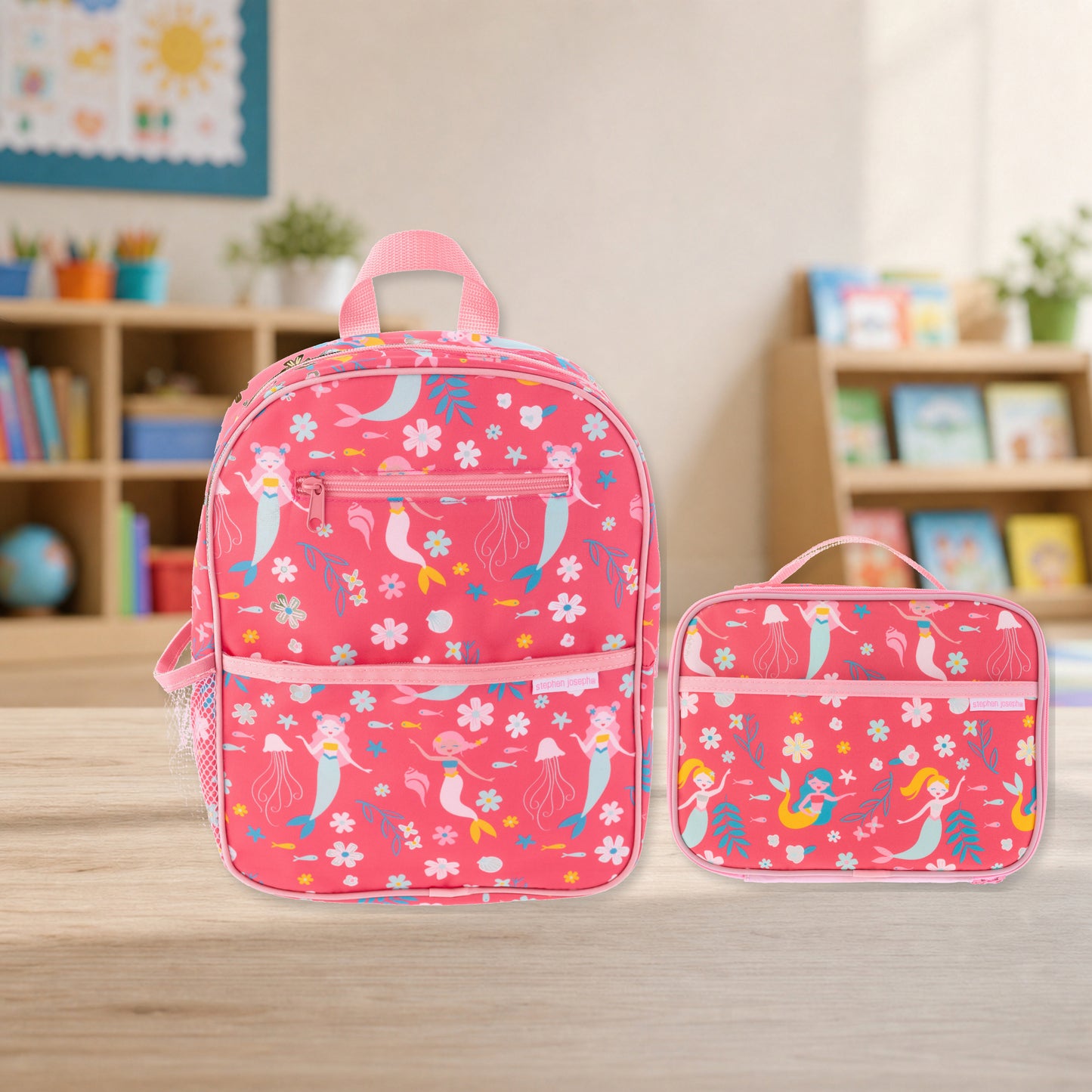 Personalized Mermaid Backpack Set, Stephen Joseph | NautiTown