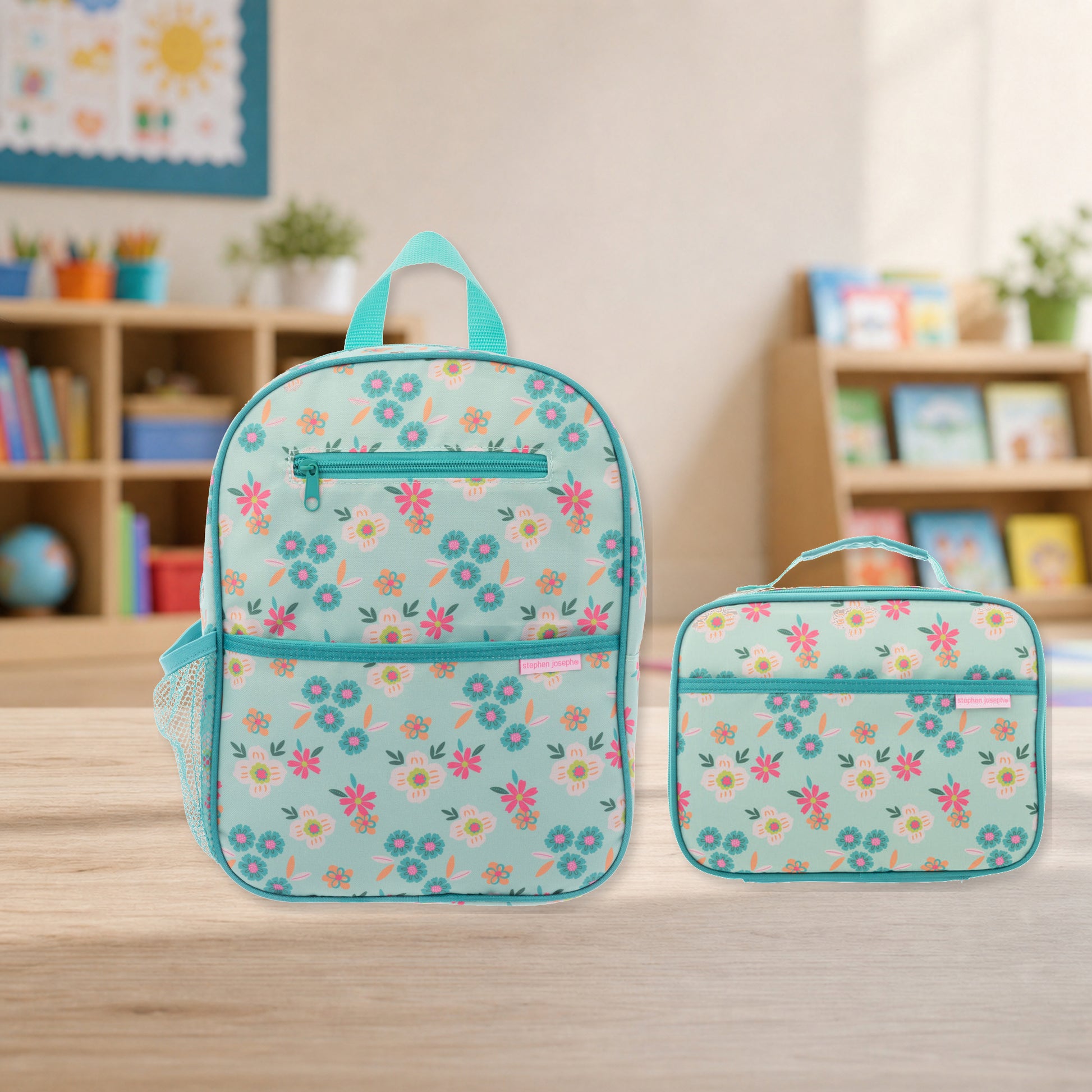 Personalized Flower Backpack Set, Stephen Joseph | NautiTown