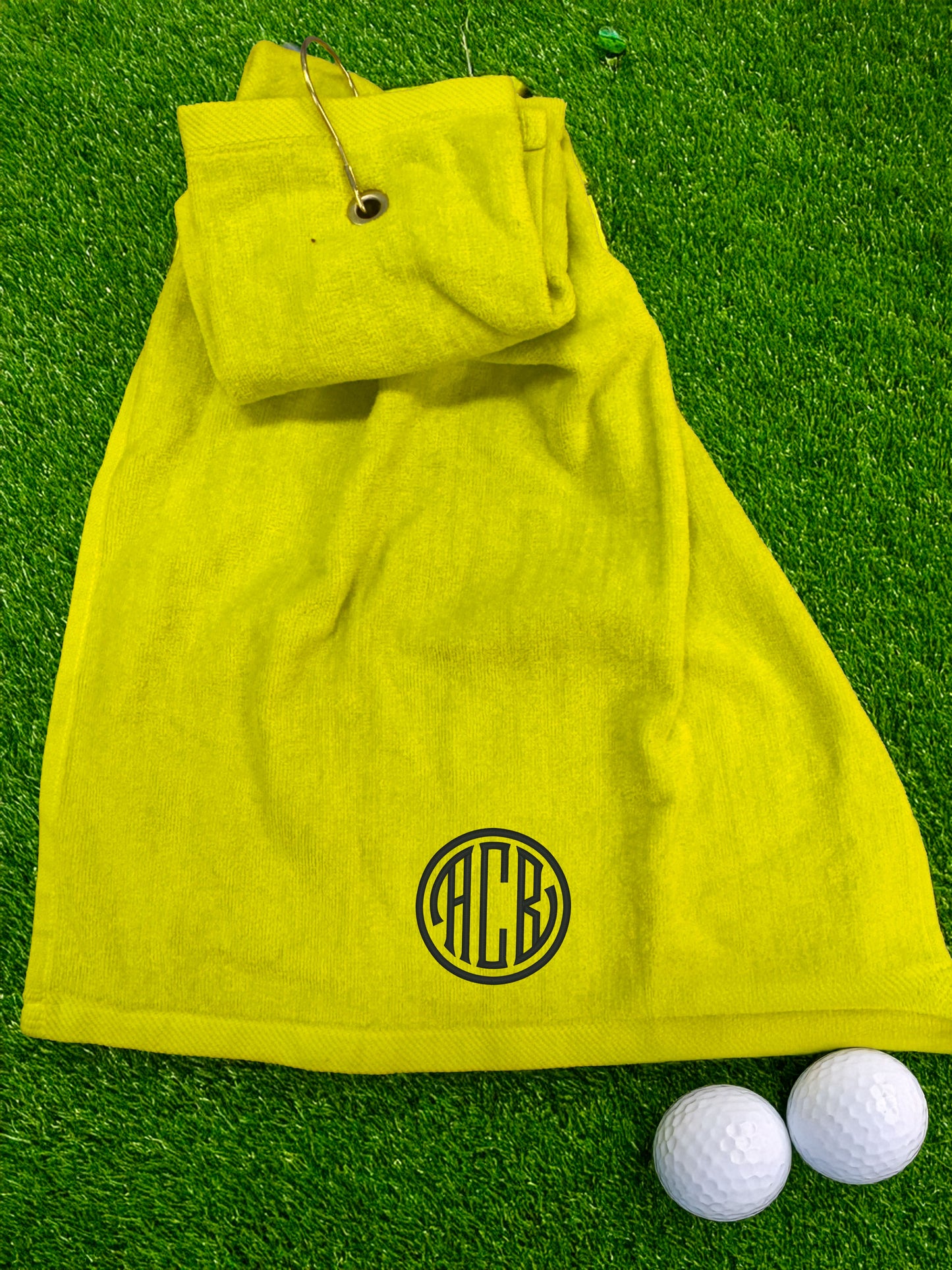Monogrammed Golf Towels