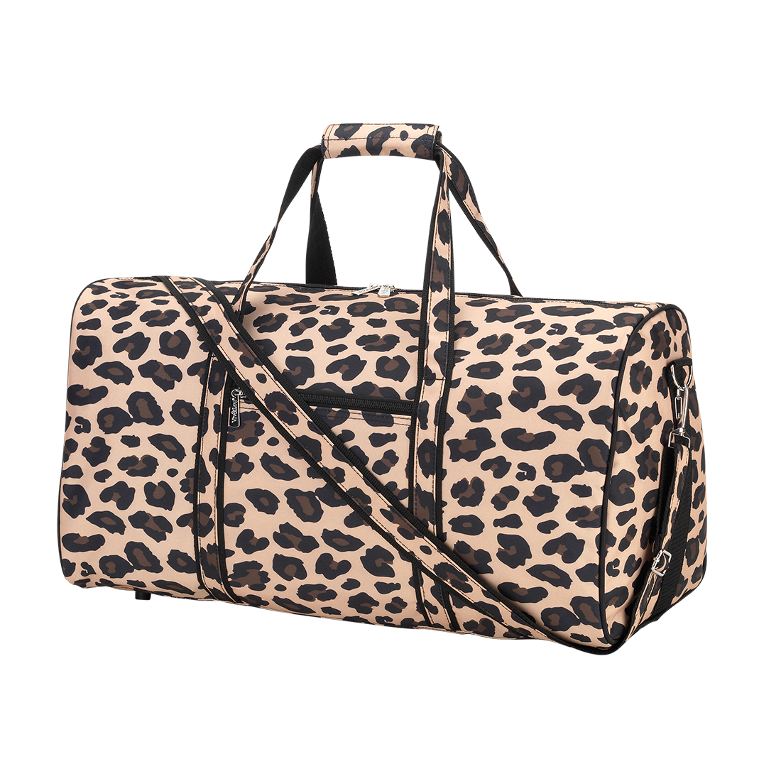 Leopard Animal Print Custom Overnight Bag - Weekend Travel Bag - Sports Bag - Dance Bag - Boys Duffel Bag - Girls Bag