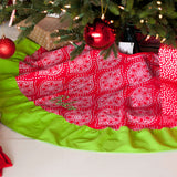Personalized Noel Holiday Tree Skirt