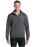 Broadneck Sailing Charcoal Embroidered Quarter Zip