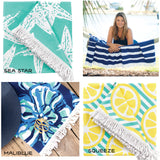 Oversized Beach Blanket with Name or Monogram