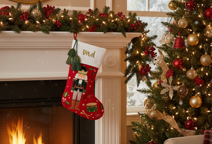 Personalized Nutcracker stocking by Stephen Joseph