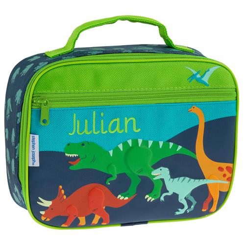 Stephen Joseph Classic Print Lunchbox, Green Dinosaur