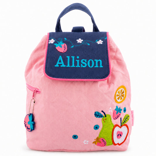 Personalized SJ100102 toddler backpack, front view