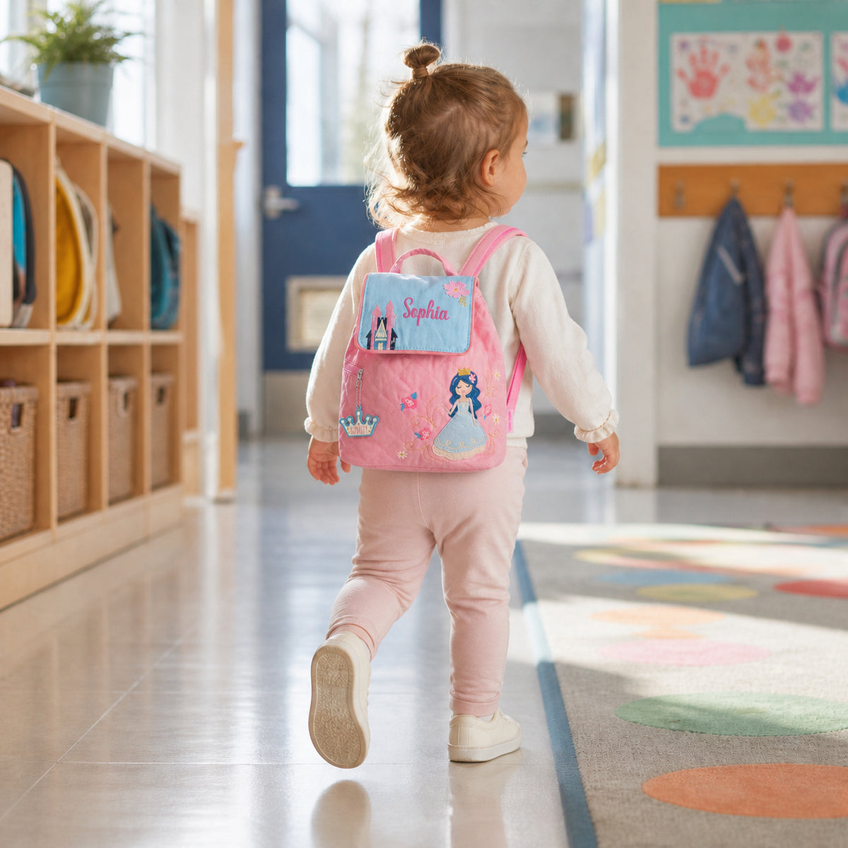 Personalized SJ100104D toddler backpack lifestyle image