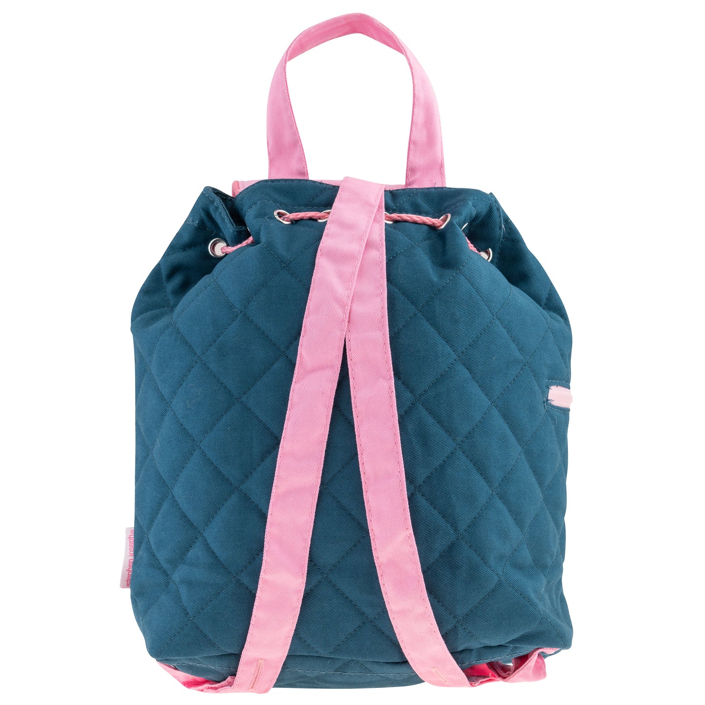 Stephen Joseph Embroidered Quilted Backpack for Toddlers, Pink Cat