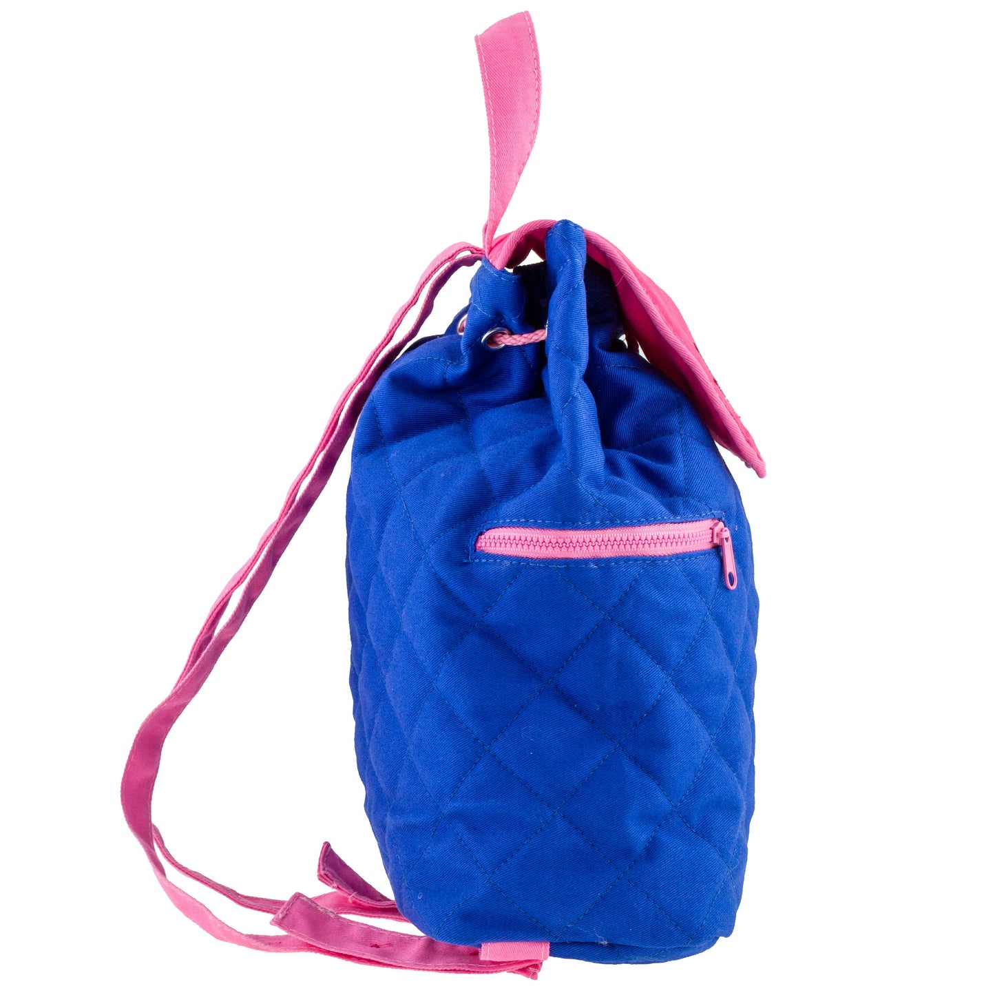 Stephen Joseph Embroidered Quilted Backpack for Toddlers, Rainbow