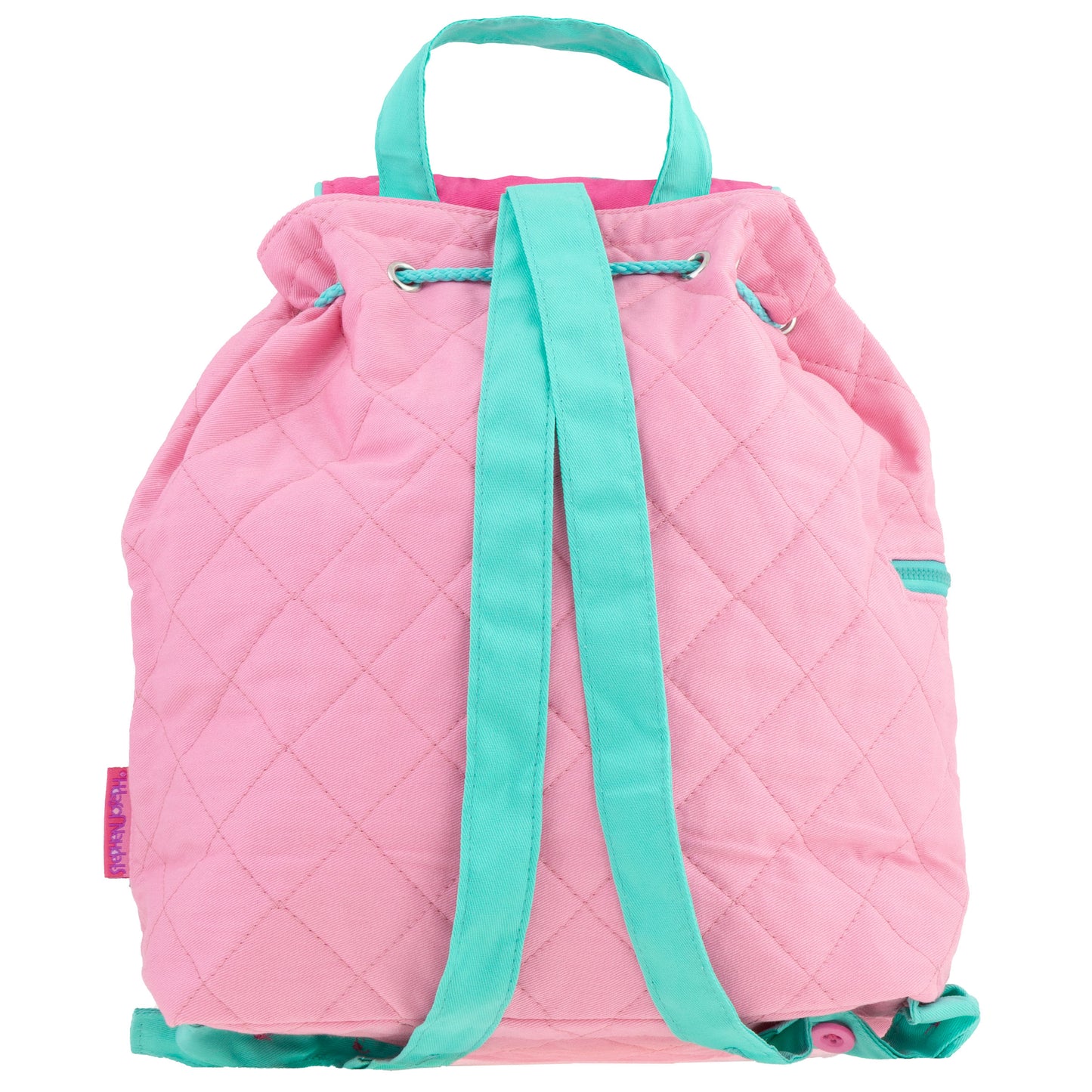 Stephen Joseph Embroidered Quilted Backpack for Toddlers, Pink Unicorn