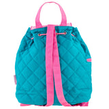 Stephen Joseph Embroidered Quilted Backpack for Toddlers, Butterfly
