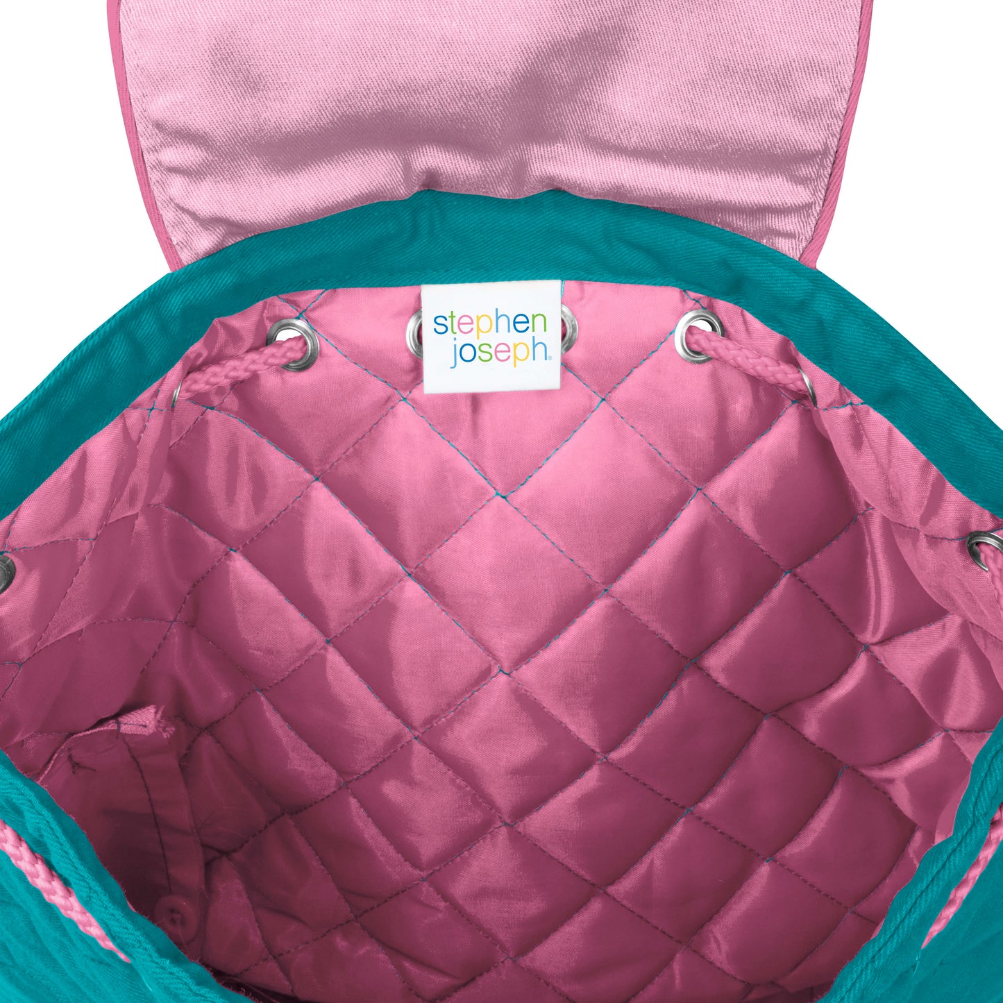 Stephen Joseph Embroidered Quilted Backpack for Toddlers, Butterfly