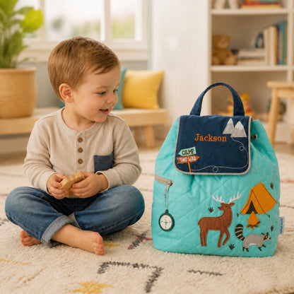 Personalized SJ100127A toddler backpack lifestyle image