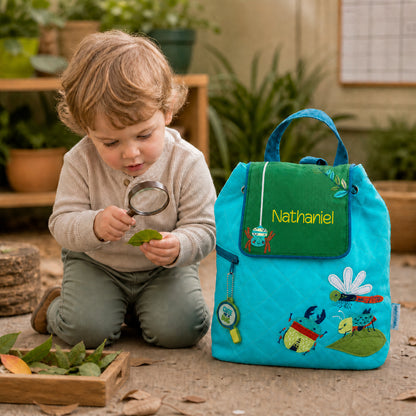 Personalized SJ100130 toddler backpack lifestyle image