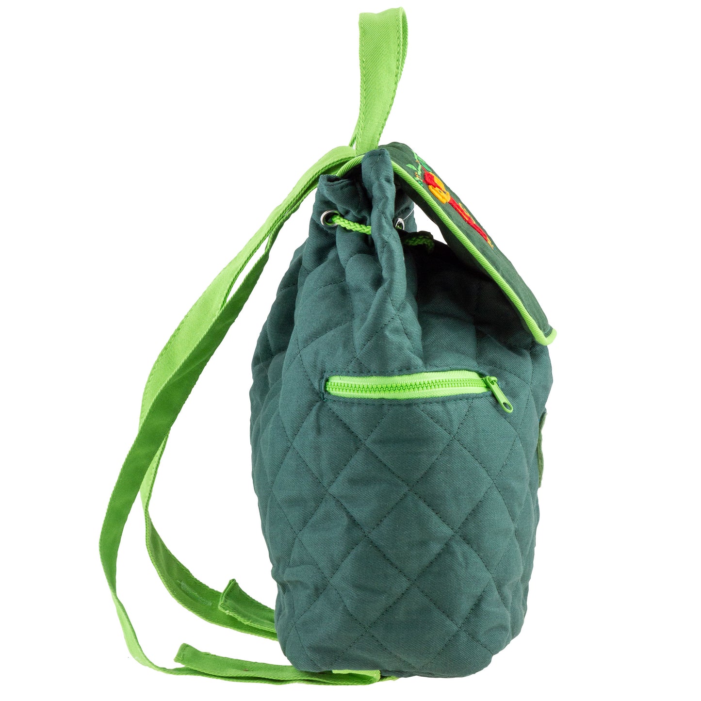 Stephen Joseph Embroidered Quilted Backpack for Toddlers, Zoo