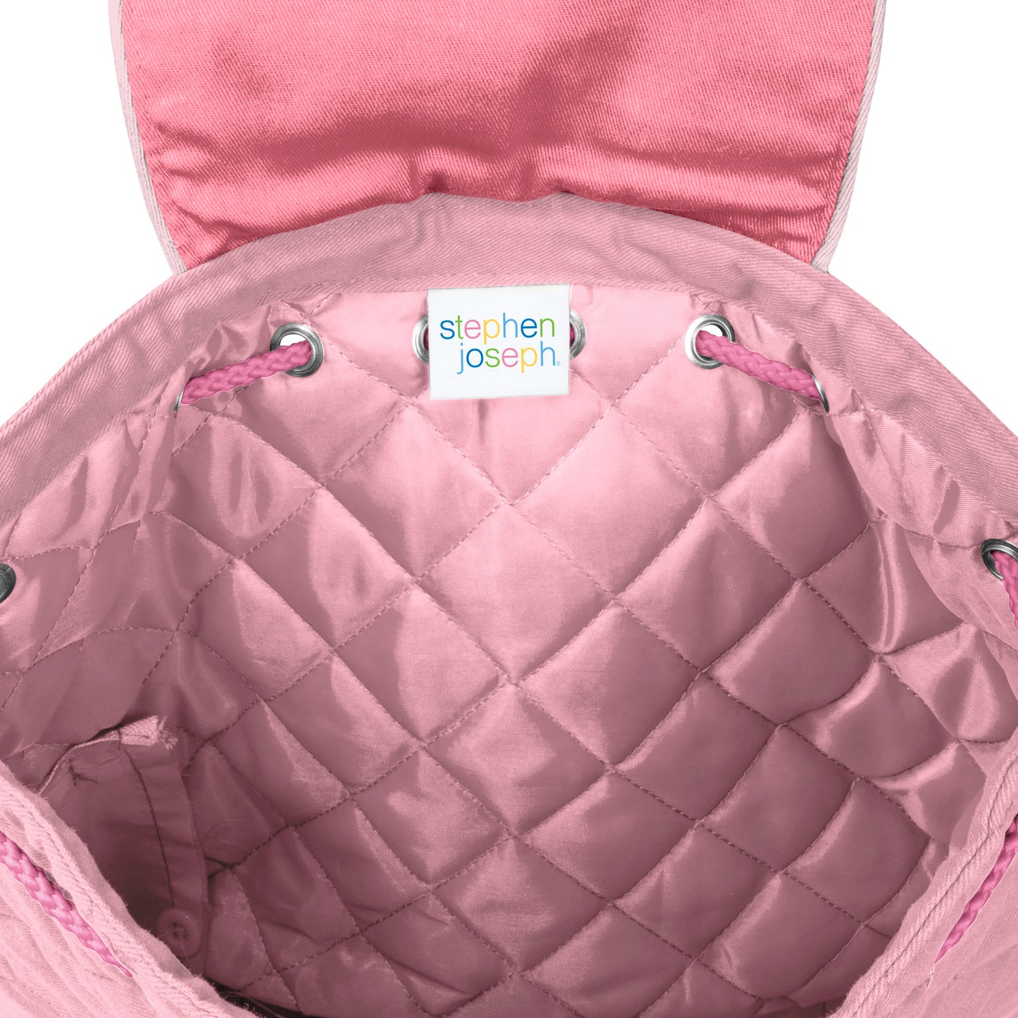 Stephen Joseph Embroidered Quilted Backpack for Toddlers, Ballet