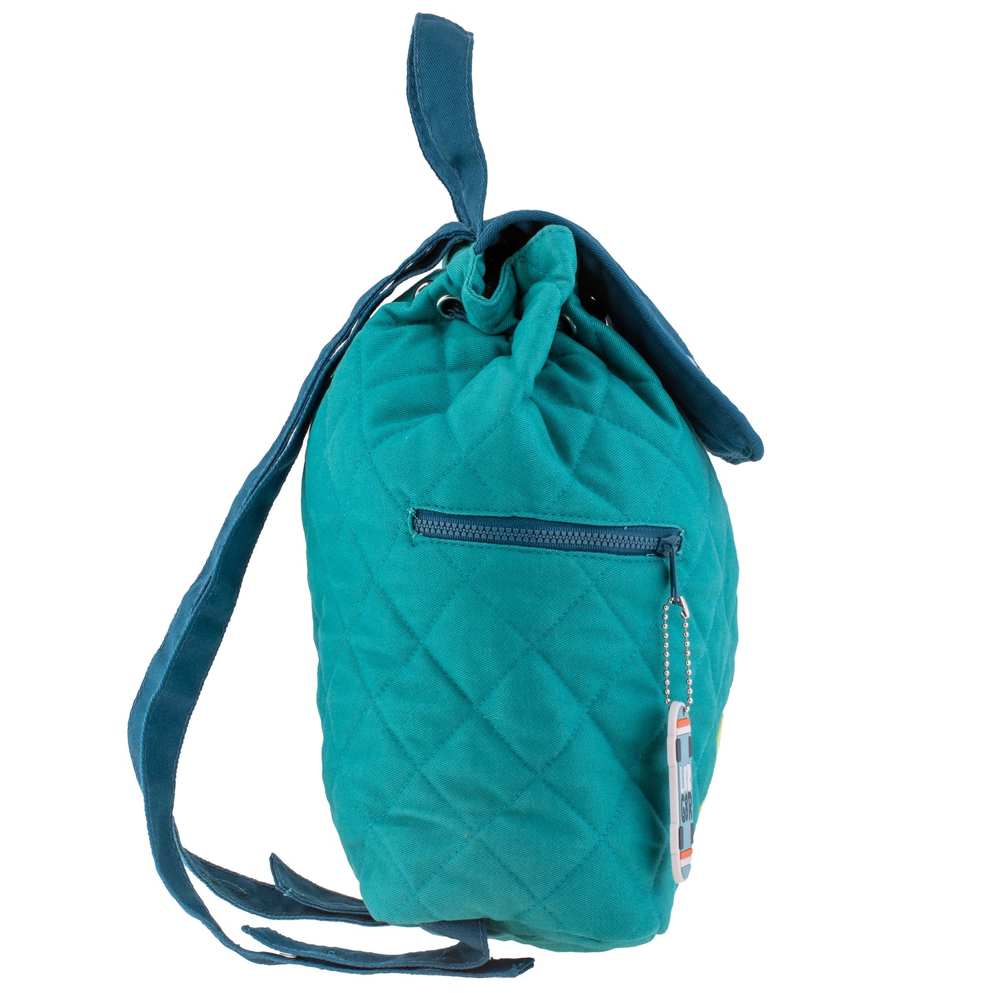 Stephen Joseph Embroidered Quilted Backpack for Toddlers, Alligator