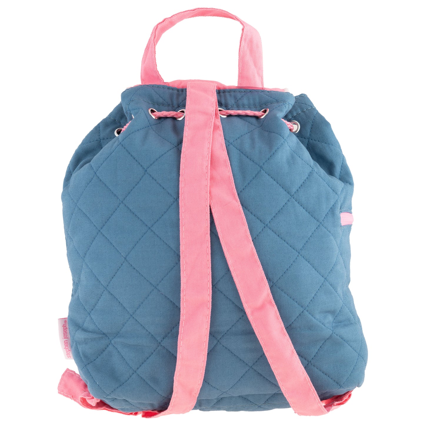 Stephen Joseph Embroidered Quilted Backpack for Toddlers, Ladybug